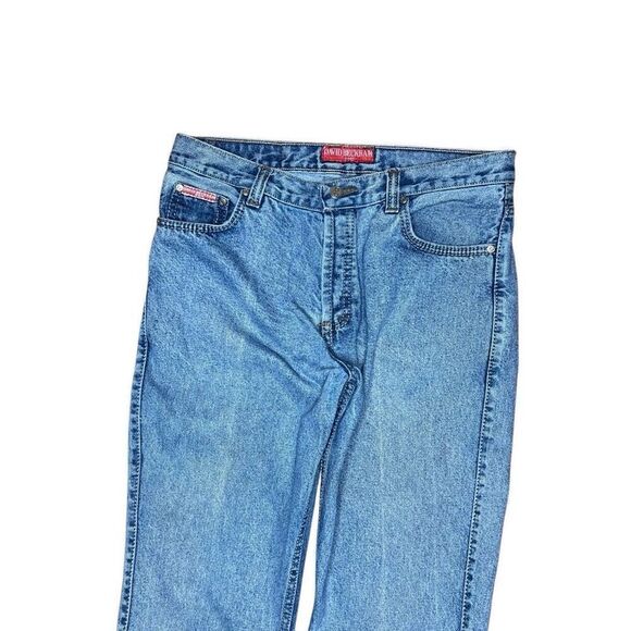 Rare Y2K David Beckham Relaxed Fit Jeans 33 - Picture 4 of 12